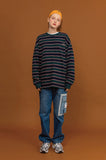 Striped Waffen Logo Long Sleeve