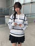 Vans Stripe Collar Overfit Knit