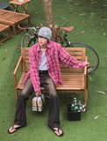 Aki Pigment Check Shirt
