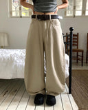Seru Cotton Brushed Wide Balloon Pants