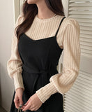 Crea Bustier Flare Long One Piece