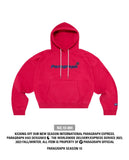 PARAGRAPH FONT LOGO CROP HOODIE No.10-004