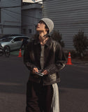 Darts Wrinkle Washing Denim Jacket
