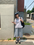 [BAONHAUS] Minkol Check Hood Short Sleeve Shirt