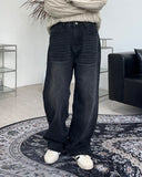 Harpin Wide Banding Denim Pants