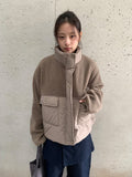 Canyl High-Neck Wool Padded Jumper