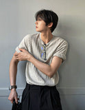 Lowe Cable Short Sleeve Knit
