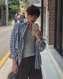 Caden Tartan Check Long Sleeve Shirt