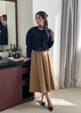 Rode Pleated Long Skirt