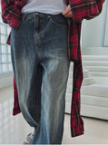 Ripple Semi Baggy Denim Pants