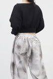 Mono side slit sweatshirt