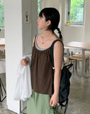 Chor Soft Round Shirring Sleeveless