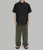 Banded Linen Wide Pants