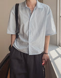Basic Air Crop Short Sleeve Shirt