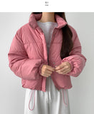Avant Fit Pastel High Neck String Cute and Light Padding