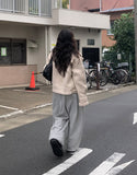 Hump Brushed Wide Jogger Pants