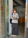 [BAONHAUS] Ricotts Banding Corduroy Skirt Pants