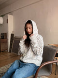 Nobui Flower Hood Zip-up
