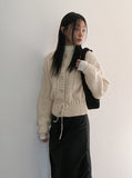 [Wool10] Tess Wool Warm Up Basic Inner Slim Turtleneck Long Sleeve T-Shirt