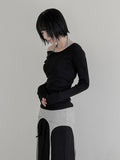 If Button One-Shoulder Off-Tee