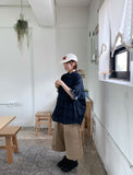 [Unisex] Mebut Roll-Up Check Over Short Sleeve Shirt