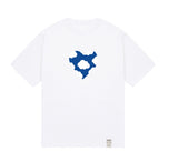 Big Blue Heart Cloud Smile Short Sleeve Tee