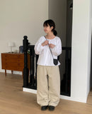 Menni Shirring Button Blouse