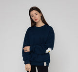 Elbow Daisy Flower Sweatshirt