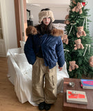 Mer Cape Duffle Fur Jumper