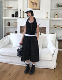 EYELET HALTER STRAP SLEEVELESS