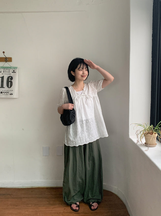 【BAON】[unisex] Lineo Banding Wide Pants BAON】[unisex] Lineo Banding Wide Pants (BAON/パンツ