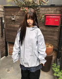 Rogen Hooded String Two-Way Field Jacket