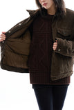 Morrow corduroy padded jacket