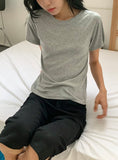 Soja Basic Layered Short Sleeve Tee