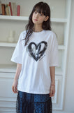 Mono Heart Short Sleeve Tee