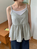 Metb Layered Check Sleeveless Blouse