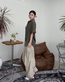 Rica Stripe Half Shirt