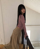 Loric Stripe Warmer Punching Long Sleeve T-Shirt