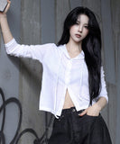 Elv See-through Hood Cardigan
