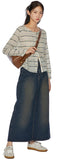 Bai Denim Long Skirt