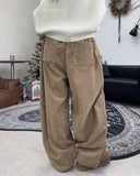 Dion Corduroy Wide Banding Pants