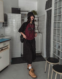 99 Raglan Oversized Knit Short Sleeve