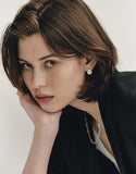 H Edition (M) Matte Castanets Round Earrings