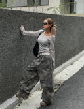 Cross Back Silt See-Through Knit
