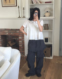 Harper Collar Puff Short Sleeve Blouse