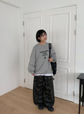 [BAONHAUS] Gihu Vintage Military Banding Wide Pants