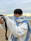 Snow warmer angora knitwear