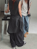 Rocky Big Wide Strap Balloon Denim