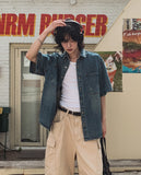Jane Damage Half Denim Shirt