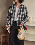 Country crop check shirt